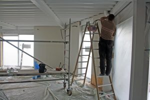 Die Arbeiten sind in vollem Gange.