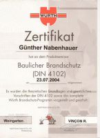 Baulicher Brandschutz (DIN 4102) [Juli 2004]