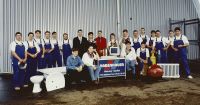 Die Belegschaft im Jubiläumsjahr 1995