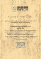 Teilnahmebestätigung Schulung Blockheizkraftwerke [Sept. 2008]