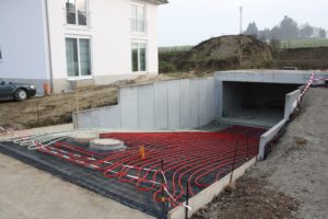 Heizung Garagenauffahrt